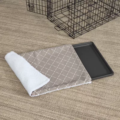 Midwest® QuietTime Pan Covers, Dog Crate Pan Cover, Mushroom Diamond Print - Image 6