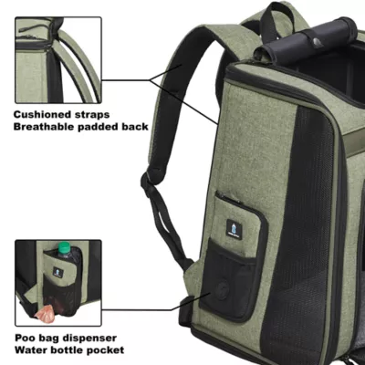 Midwest® Day Tripper Pet Backpack W/ Cushioned Shoulder Straps & Padded Interior - Image 4