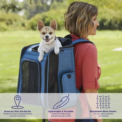 Midwest® Day Tripper Pet Backpack W/ Cushioned Shoulder Straps & Padded Interior - Image 2