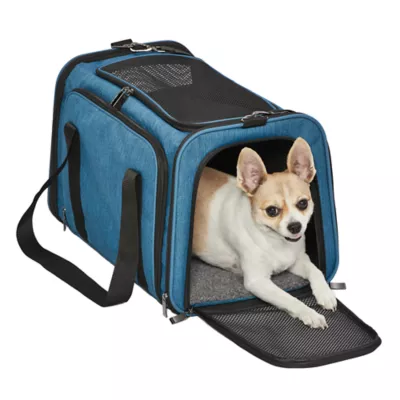 Midwest® Duffy Expandable Pet Carrier W/ Expandable Sides & Multiple Access Points, Blue - Image 3
