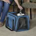Midwest® Duffy Expandable Pet Carrier W/ Expandable Sides & Multiple Access Points, Blue image thumbnail 5