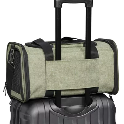Midwest® Duffy Expandable Pet Carrier W/ Expandable Sides & Multiple Access Points, Green - Image 4