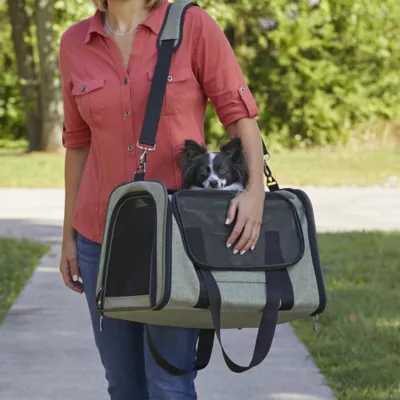 Midwest® Duffy Expandable Pet Carrier W/ Expandable Sides & Multiple Access Points, Green - Image 5