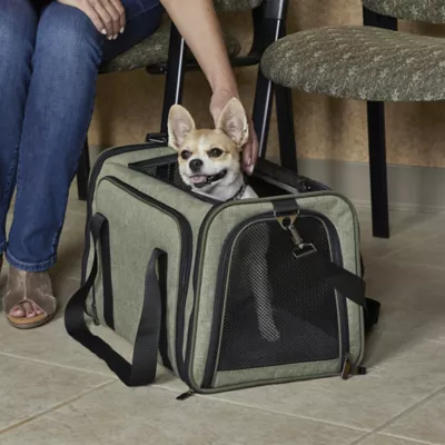 Midwest® Duffy Expandable Pet Carrier W/ Expandable Sides & Multiple Access Points, Green - Image 6