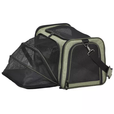Midwest® Duffy Expandable Pet Carrier W/ Expandable Sides & Multiple Access Points, Green - Image 7