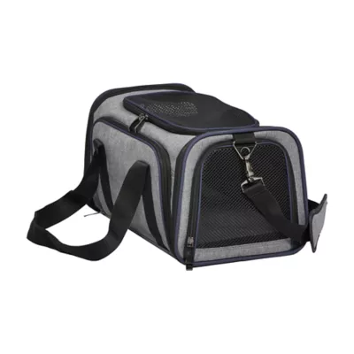 Midwest® Duffy Expandable Pet Carrier W/ Expandable Sides & Multiple Access Points, Gray - Image 1