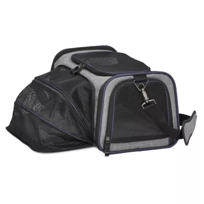 Midwest® Duffy Expandable Pet Carrier W/ Expandable Sides & Multiple Access Points, Gray - Image 7