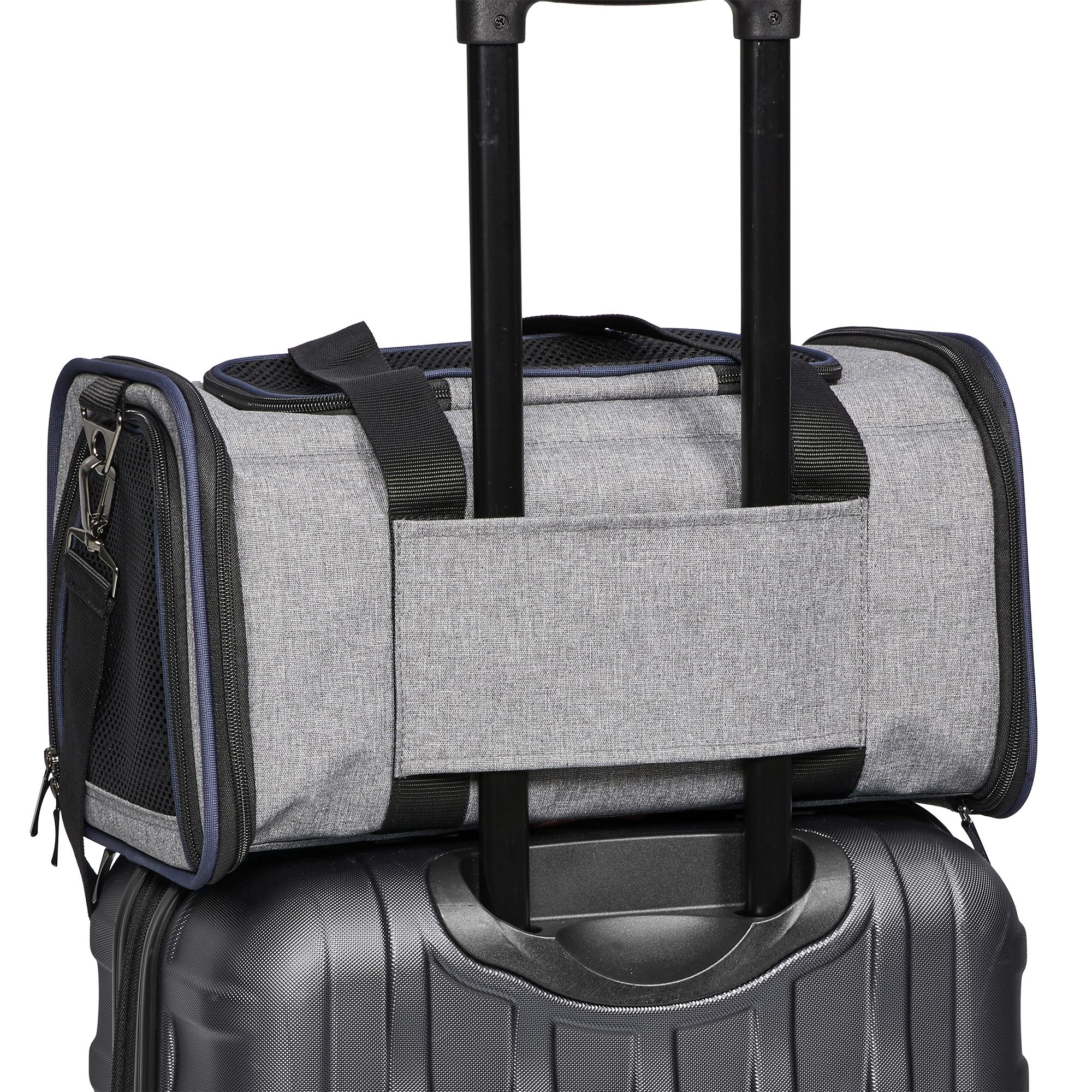 Midwest® Duffy Expandable Pet Carrier W/ Expandable Sides & Multiple Access Points, Gray - thumbnail 5