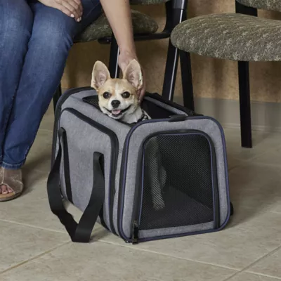 Midwest® Duffy Expandable Pet Carrier W/ Expandable Sides & Multiple Access Points, Gray - Image 6