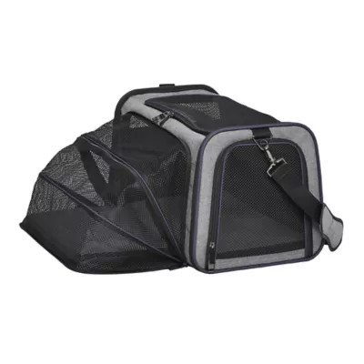 Midwest® Duffy Expandable Pet Carrier W/ Expandable Sides & Multiple Access Points, Gray - Image 7