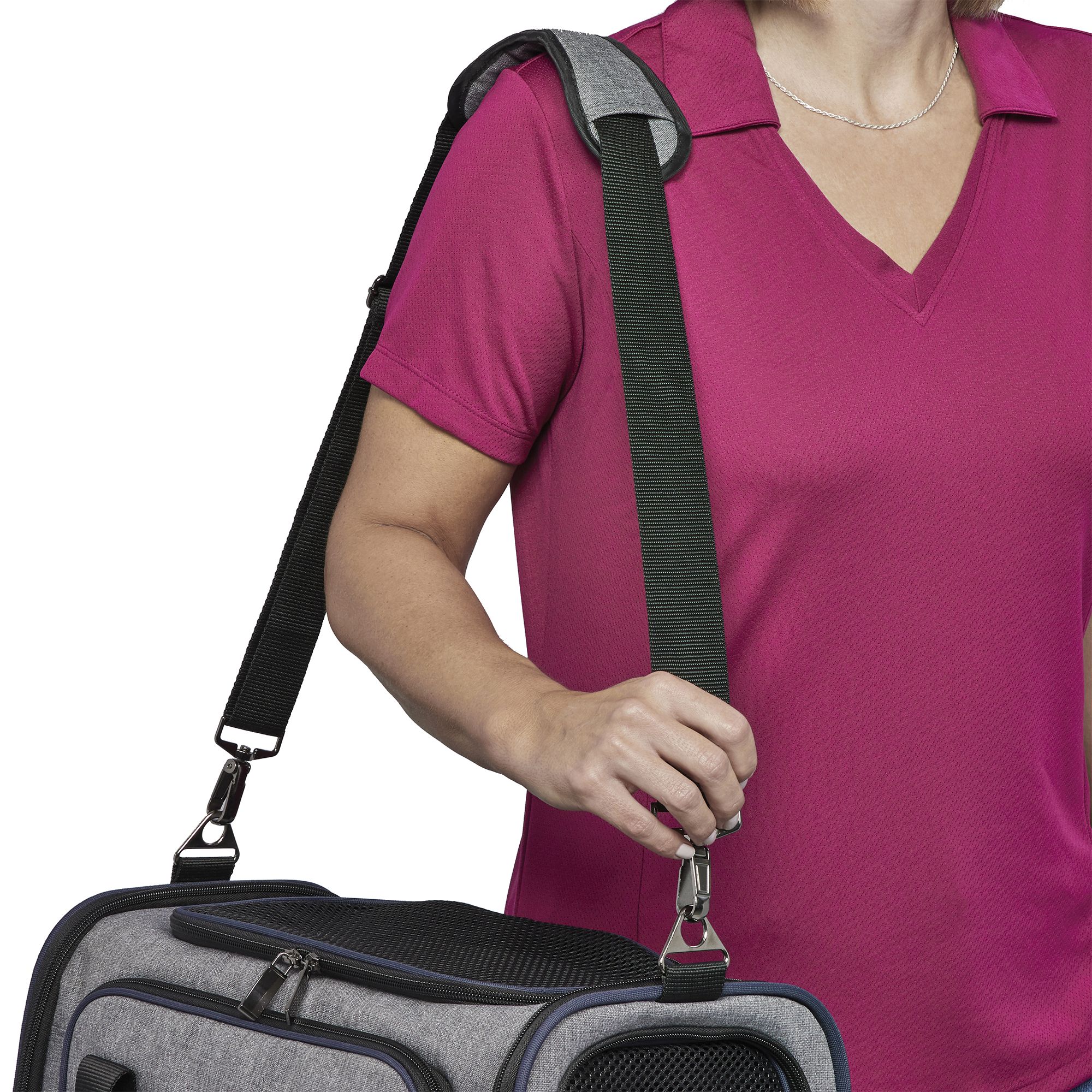 Midwest® Duffy Expandable Pet Carrier W/ Expandable Sides & Multiple Access Points, Gray - thumbnail 8