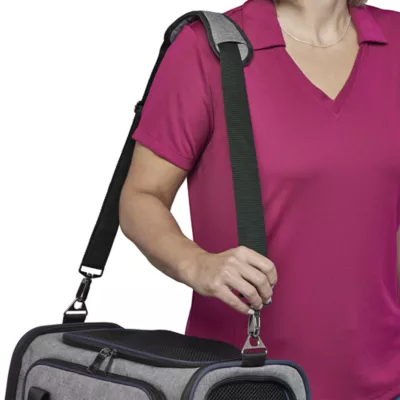 Midwest® Duffy Expandable Pet Carrier W/ Expandable Sides & Multiple Access Points, Gray - Image 8
