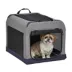 Midwest® Foldable Canine Camper Tent Crate W/ Ventilated Windows & No-Slip Feet, Gray image thumbnail 1