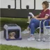 Midwest® Foldable Canine Camper Tent Crate W/ Ventilated Windows & No-Slip Feet, Gray image thumbnail 4
