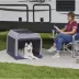 Midwest® Foldable Canine Camper Tent Crate W/ Ventilated Windows & No-Slip Feet, Gray image thumbnail 3
