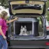 Midwest® Foldable Canine Camper Tent Crate W/ Ventilated Windows & No-Slip Feet, Gray image thumbnail 4