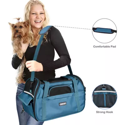 Jespet Soft-Sided Pet Carrier, Portable Travel Carrier for Dogs & Cats, 19 Inch - Image 3