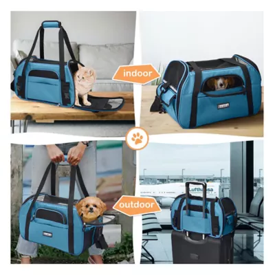 Jespet Soft-Sided Pet Carrier, Portable Travel Carrier for Dogs & Cats, 19 Inch - Image 7
