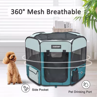 Jespet Soft Pet Playpen, Portable Indoor & Outdoor Pet Enclosure for Dogs, 45 Inch - Image 2
