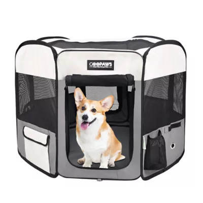 Jespet Soft Pet Playpen, Portable Indoor & Outdoor Pet Enclosure for Dogs, 45 Inch - Image 1