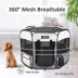 Jespet Soft Pet Playpen, Portable Indoor & Outdoor Pet Enclosure for Dogs, 45 Inch image thumbnail 2