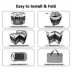 Jespet Soft Pet Playpen, Portable Indoor & Outdoor Pet Enclosure for Dogs, 45 Inch image thumbnail 4