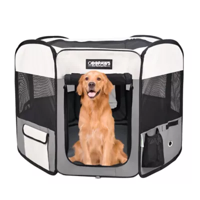 Jespet Soft Pet Playpen, Portable Indoor & Outdoor Pet Enclosure for Dogs, 61 Inch - Image 1