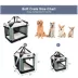 Jespet Soft Dog Crate, Portable Folding Travel Kennel for Dogs, Shale Green image thumbnail 3