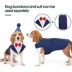 Kuoser Blue Dog Tuxedo Suit & Bandana Set, Formal Dog Clothing for Weddings, Parties, & Events image thumbnail 3