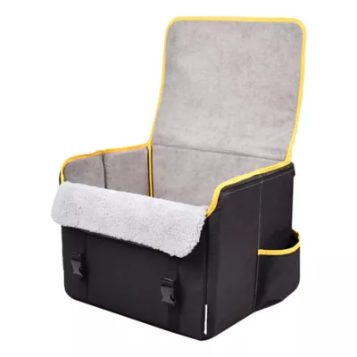 GOOPAWS Dog Car Seat, Travel Booster Seat for Dogs, 16 Inch - Image 1