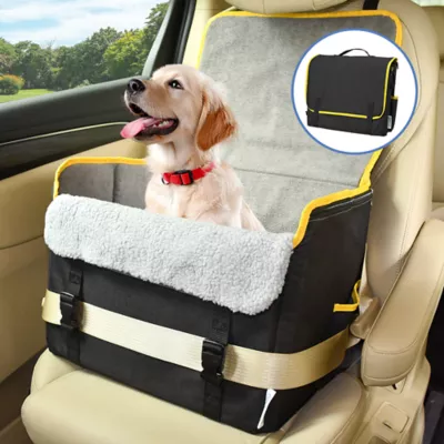 GOOPAWS Dog Car Seat, Travel Booster Seat for Dogs, 16 Inch - Image 8