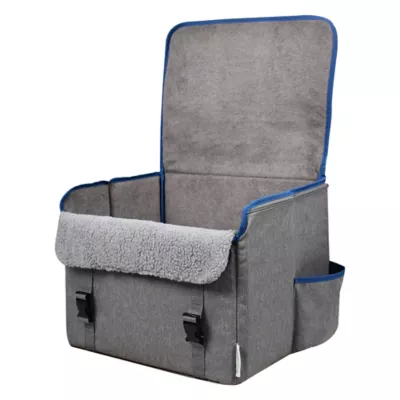 GOOPAWS Dog Car Seat, Travel Booster Seat for Dogs, 16 Inch - Image 1