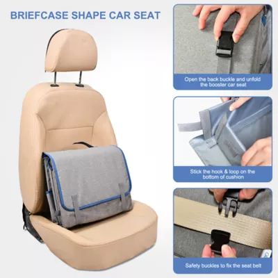 GOOPAWS Dog Car Seat, Travel Booster Seat for Dogs, 16 Inch - Image 2
