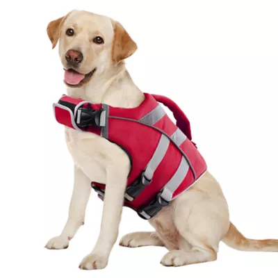 Kuoser High Flotation Dog Floation Aid with Rescue Handle for Swimming & Boating - Image 1