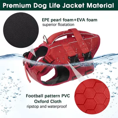 Kuoser Reflective Dog Floation Aid for Swimming, Boating, & Water Sports - Image 4