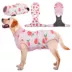 Kuoser Dog Recovery Suit, Recovery Onesie for Dogs, Post-Surgery Apparel, Peach image thumbnail 1