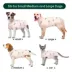 Kuoser Dog Surgery Recovery Shirt, Post-Surgery Dog Apparel, Cone Alternative, Peach image thumbnail 3