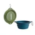 GOOPAWS 2 Pack Collapsible Silicone Dog Bowls, Non-Skid Travel Pet Bowls, Blue & Green image thumbnail 1