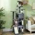 PawHut 54" Cat Tree, Multi-Level Cat Tower with Scratching Posts, Cat Condos, Bed, Platforms image thumbnail 2