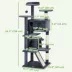 PawHut 54" Cat Tree, Multi-Level Cat Tower with Scratching Posts, Cat Condos, Bed, Platforms image thumbnail 3