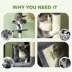 PawHut 54" Cat Tree, Multi-Level Cat Tower with Scratching Posts, Cat Condos, Bed, Platforms image thumbnail 6