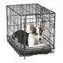 Midwest® QuietTime Deluxe Diamond Stitch Pet Bolster Bed, Machine Washable & Durable, Grey image thumbnail 4