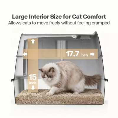 All For Paws Stainless Steel Cat Litter Box Base, Durable & Easy to Clean - Image 2