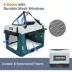 Jespet Soft Dog Crate, Portable Folding Travel Kennel for Dogs, Teal Blue image thumbnail 2