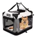 Jespet Soft Dog Crate, Portable Folding Travel Kennel for Dogs, Light Grey image thumbnail 1