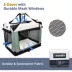 Jespet Soft Dog Crate, Portable Folding Travel Kennel for Dogs, Shale Green image thumbnail 2