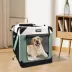 Jespet Soft Dog Crate, Portable Folding Travel Kennel for Dogs, Shale Green image thumbnail 6