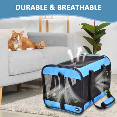 Jespet Soft-Sided Pet Carrier, Portable Travel Carrier for Dogs & Cats, 17 Inch - Image 4