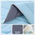 GOOPAWS Cooling Dog Mat, Self-Cooling Pet Bed for Dogs, Non-Slip Indoor & Outdoor Design, Blue image thumbnail 4