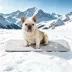 GOOPAWS Cooling Dog Mat, Self-Cooling Pet Bed for Dogs, Non-Slip Indoor & Outdoor Design, Grey image thumbnail 2